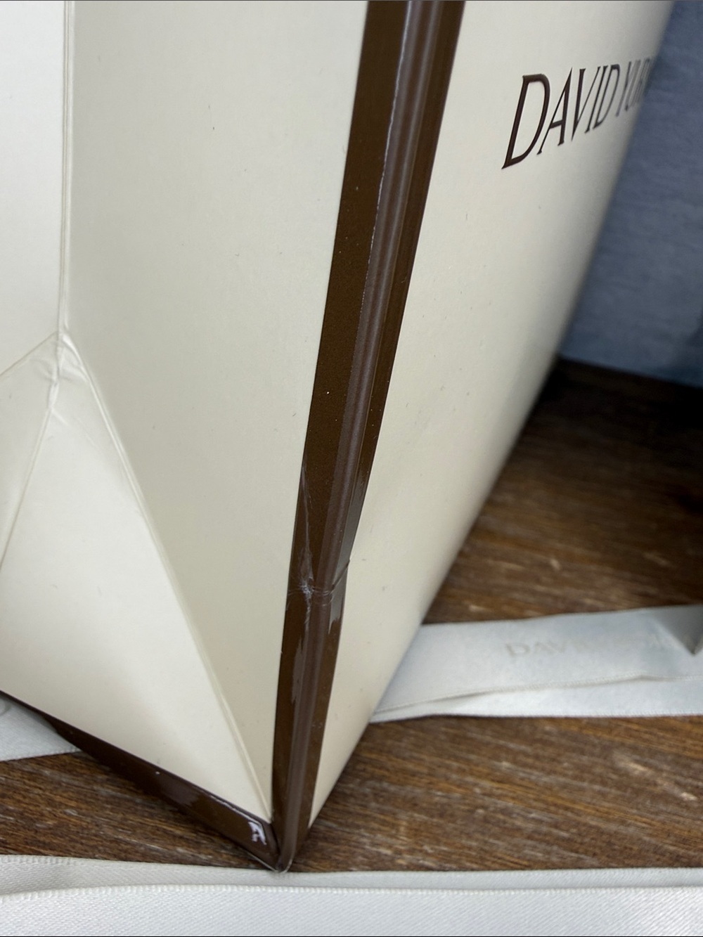 David Yurman Gift Bag Ribbon & Card Only - Picture 9 of 11